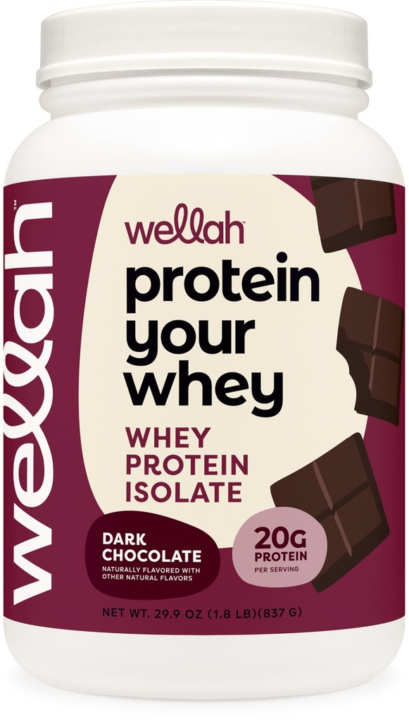 Wellah protein Your Whey (30 hizmet, Dark Chocolate) - Whey proteini
