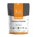 Just Jaivik 100% Organik Triphala Toz 227 gm / 0,5 lb | Destekler Immunity & Digestive Functions | Natural Antioxy | Certified Organic by OneCert Asya