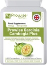 Garcinia Cambogia 1000 mg 60 Capsules - İngiltere Üretildi | GMP Prowise Sağlık Tarafından Standartlar - Vejetaryenler ve Veganler için Uygun