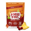 FocusFuel Enerji Chews – Meyve Züvor (15 Hizmet) – 100 mg Caffeine + L-Theanine + B12, Magnezyum – Boost Focus & Energy – No Crash or Jitters