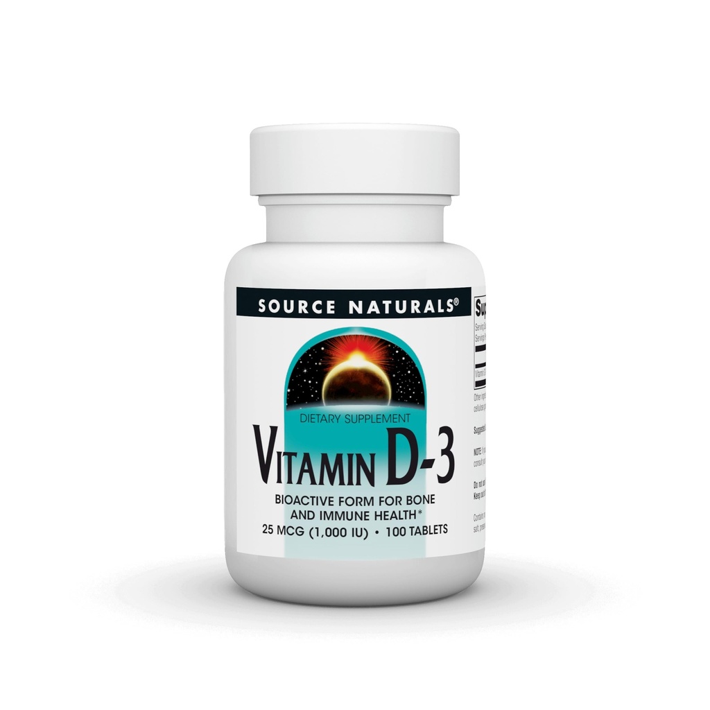 Kaynak Doğalları D-3 1000 iu Bone & Immune Health * - 100 Tablet