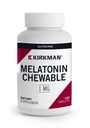 Kirkman - Melatonin 1 mg Chewable Tabletler - 100 Tablet - Uykuyu Destekler - Mint Flavor - Hipoallergenicic
