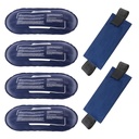 Injuries Reusable, 4 Pack Hot ve Cold Gel Packs ve 2 Pack Atıcılar ve Bacaklar Yaralanmalar Için Geri Döndürme, Alleviate Ortak ve Kas Ağrı Yardımı