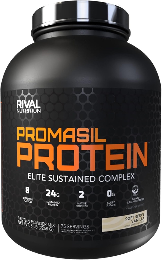 Rival Beslenme Promasil Protein - Yumuşak Servis Vanilla, 5lbs.