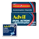 Acetaminophen ve Ibuprofen (2 Dose Equivalent) 8 Saat Ağrısı Yardımı için, 144 Ct Caplets ve 2 Ct Örnek Of Advil PM