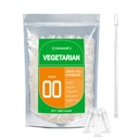wananfu Boyutu 00 Boş Kapsüller Vejetaryen (1000 Kont) Micro Lab Spoon, Clear Fillable Veggie Pill Capsules 00 Kendi Tamamlarınızı Yapmak için Kendi Supplements 00