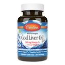 Carlson - Cod Liver Oil Minis, 280 mg Omega-3s + Vitamins A & D3, Kalp Desteği ve Bilişsel Fonksiyonl, Vizyon Sağlık, 250 Mini Yumuşak Gels