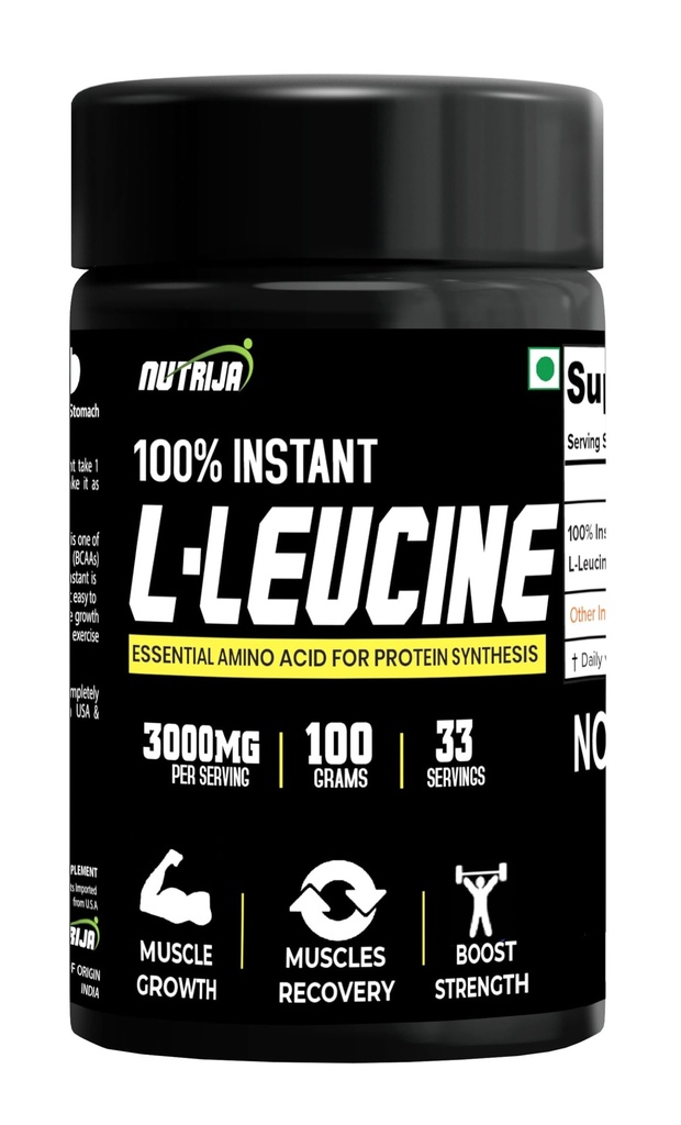 Instant L-Leucine Toz -% 100 Pure & USP Grade | Disves Faster, Hızlı Aborpsiyon, Better Bioavailability | Muscle Growth & Recovery