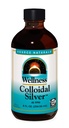 Source Naturals Wellness Colloidal Silver 45 ppm, Destekler Fiziksel Well Varlık* - 8 Akışkan oz