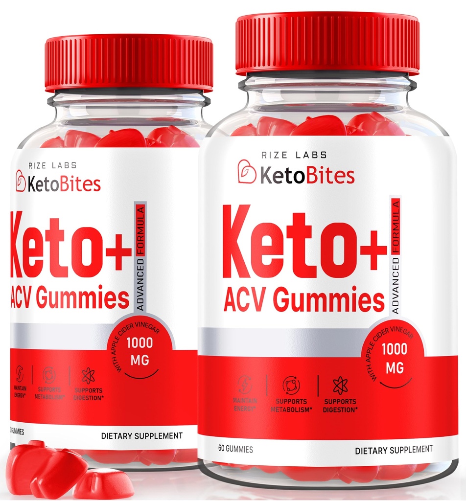 Laboratuvarları - Gelişmiş Kilo kaybı için Keto Bites ACV Gummies, All Natural Apple Cider Vinegar Supplement (120 Gummies)