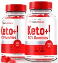 Laboratuvarları - Gelişmiş Kilo kaybı için Keto Bites ACV Gummies, All Natural Apple Cider Vinegar Supplement (120 Gummies)
