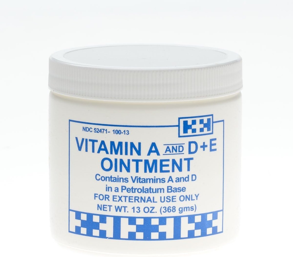 Gentell GEN-23450 Vitaminler A&D + E Ointment 13 oz. Jar (Pack of 4)