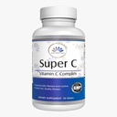 Super C Vitamin C Kompleksi - Sağlık ve Immune Function with Rose HIPS – 50 Tablet, 30 Günler, 1000 mg – GMO-Free, Vegan Formula