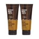 Her Adam Jack Beard Cream - Güçler, Kanlar, Nourishes Beard - Işık Sandalwood Scent - Biotin gibi Doğal Türlü Malzemelerle Yapıldı, B6, Soy Protein - 2.8oz - 2 Pack