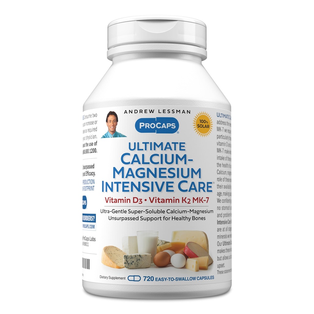 ANDREW LESSMAN Ultimate Food-Magnesium D3 & K2 MK7-120 mcg - 720 Capsules - Bone and Skeleton Health Essentials ile yoğun bakım. Gentle, Easy to Swallow, Super ►. Katkı yok