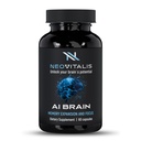 AI Brain Nootropic Supplement for Focus, Memory & Spirit Clarity Improvement Capsules for Men & Women, Caffeine-Free Daily Cognitive Support with Bacopa, Alfa GPC & Vitamin B6, 60 Vegetarian Capsules