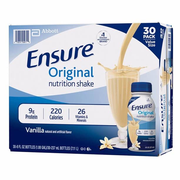Ayrıca Beslenme Shake Vanilla 30 Pack/ 8 Fl Ounce Net Wt 240 Fl Ounce Net Wt 240 Fl Ounce Net Wt 240 Fl Ounce