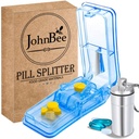 JohnBee Pill XS | Küçük ya da Büyük Pills için En İyi Pill XS | ABD'de Tasarlanmışlar | Diskler (Mavi) içerir