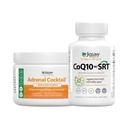 Jigsaw Health Sche | Adrenal Cocktail, 60 Hizmet (Jar), ve CoQ10 w/SRT, 60 Capsules
