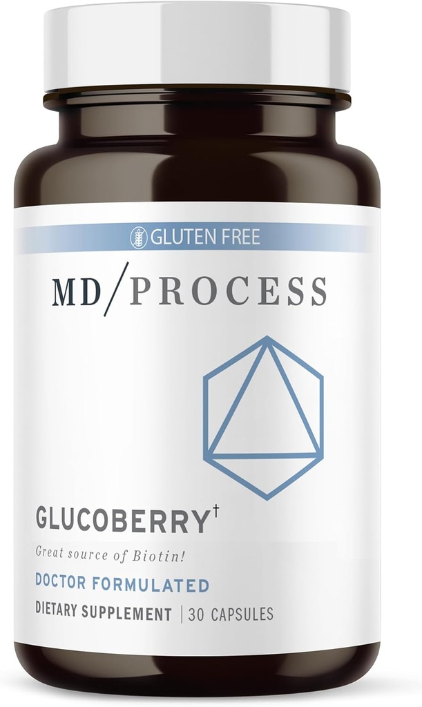 GlucoBerry Maqui Berry Blood Health Support için Kromium Picolinate ile alıntı - Biotin ve Gymnema Sylvestre - Doktor Formulaed - 30 Capsulestre