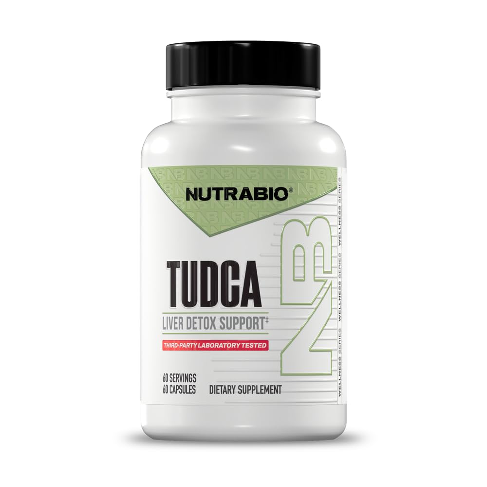 NutraBio tarafından sınırsız - Tudca Supplement, 60 Capsules - Liver Health, Detoxification ve genel Wellness'a yardımcı olabilir