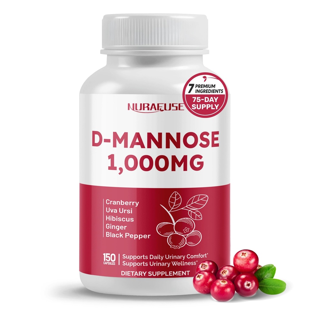 Cranberry, Uva Ursi, Hibiscus, Ginger, Black Pepper - Destekler Urinary Tract Health, Bladder Cleanse - ABD'de Yapılan ve Test Edildi