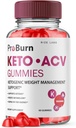 Laboratuvarları - Pro Burn Keto ACV Gummies, Advanced Kilo Kayıp Desteği, All Natural Apple Cider Supplement (60 Gummies)