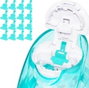 FireAnt Silikon Saline Pods Refills Aksesuarları Navage Nasal Care ile uyumlu, 16 Pack Reusable Silikon Salt Pads Refills Emekliliği, Kolay Operasyon (Işık Blue 16 Packs)