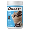 Quest Nutrition Cookies & Cream protein Toz, 20g protein, 1g Sugar, Low Carb, Gluten Free, 1.6 Pound, 24 Hizmetler
