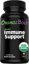 USDA Organik Immune Support Supplement, High Potency 7in-1 Immunity ATM Tabletleri C, Elderberry, Ginger, Moringa Leaf Toz, Garlic & More - Vegan & Non-GMO, 20 Hizmet