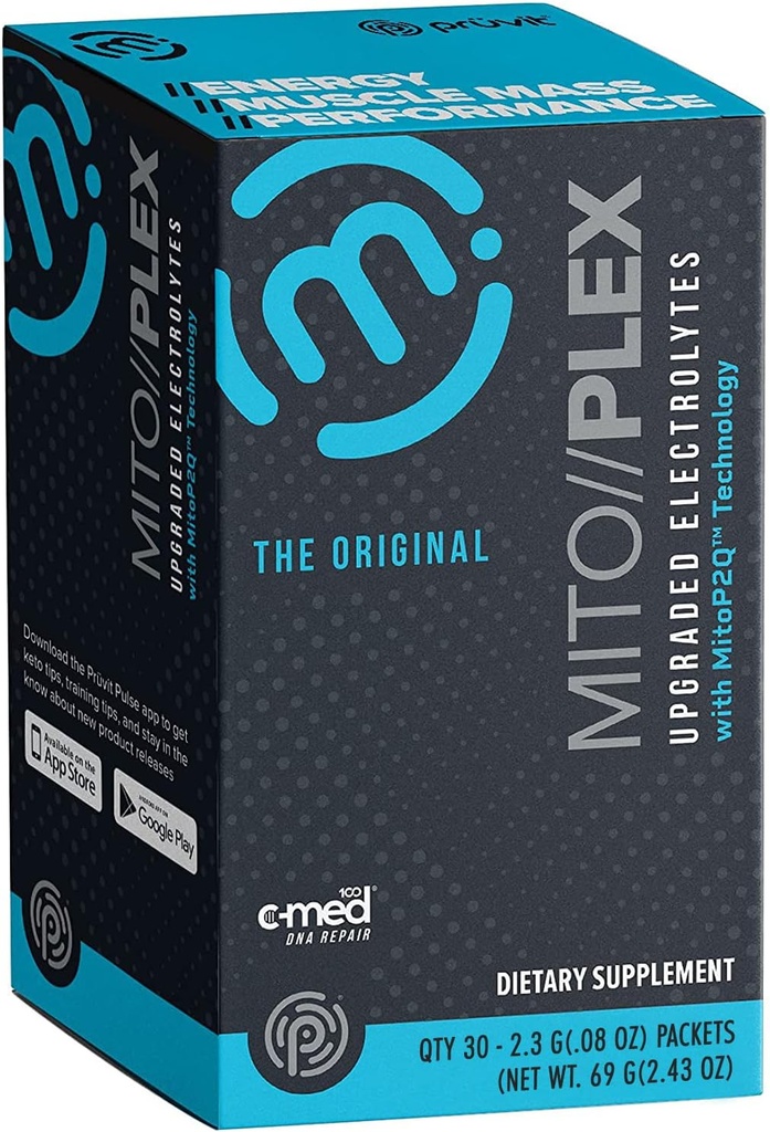 Pruvit MITO / / PLEX® MitoP2Q Teknolojisi ile Elektrolytes Yükseltti – MITO/PLEX® Supplement with Pure Treatment Ketones for Bones growth, Energy Boost, and Immune System