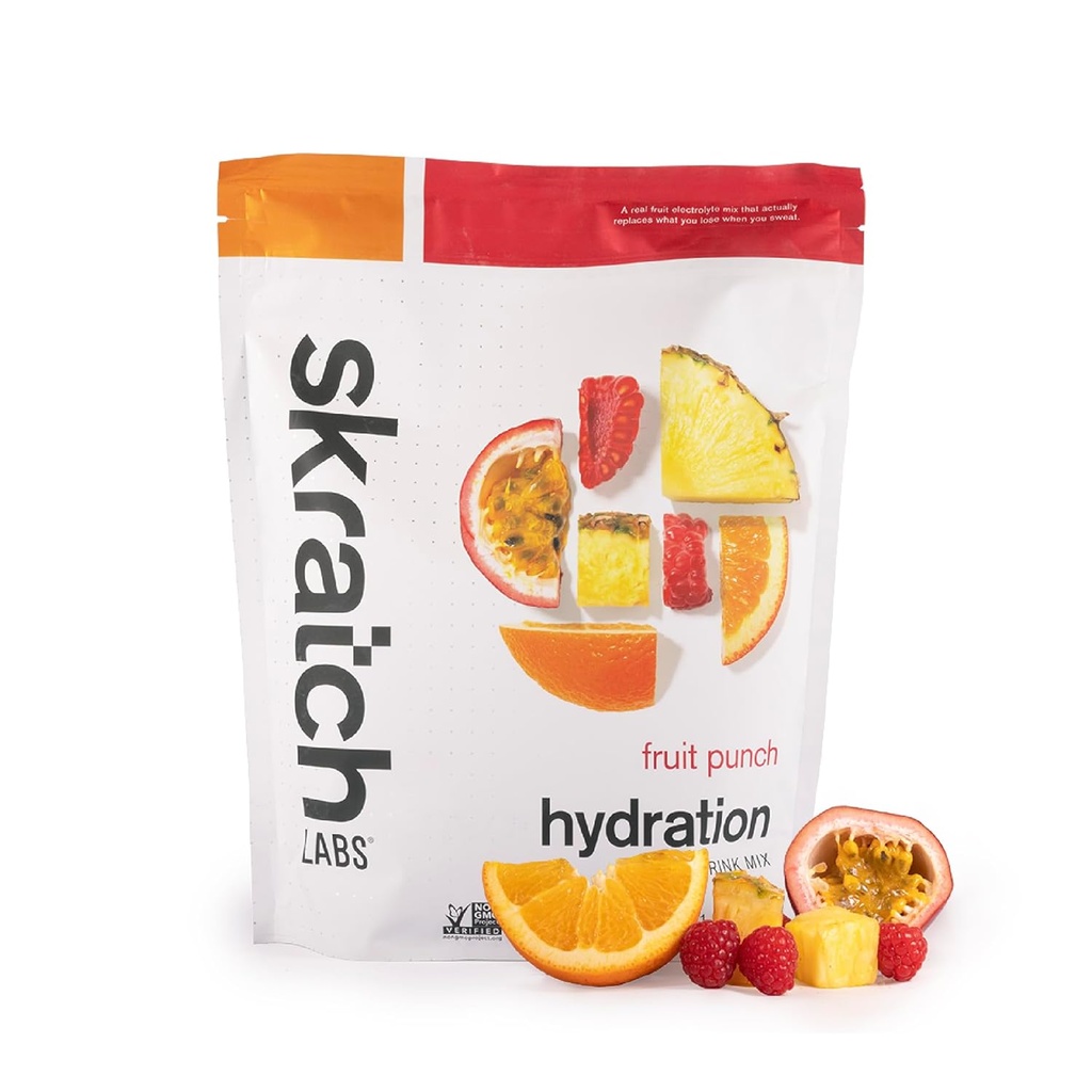 Skratch Labs Hydration Toz | Sport Drink Mix | Electrolytes Toz for Egzersiz, Endurance, and Performance | Fruit Punch | 60 Hizmet | Non-GMO, Vegan, Kosher