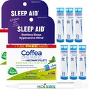 Boiron Coffea Cruda 30C - 6 Toplam Blue Tubes - Homeopathic Sleep Aid for Restless Sleep, mental Hiperaktivite, Racing Düşünceler ve Blue Ink Penle Zory Uyku