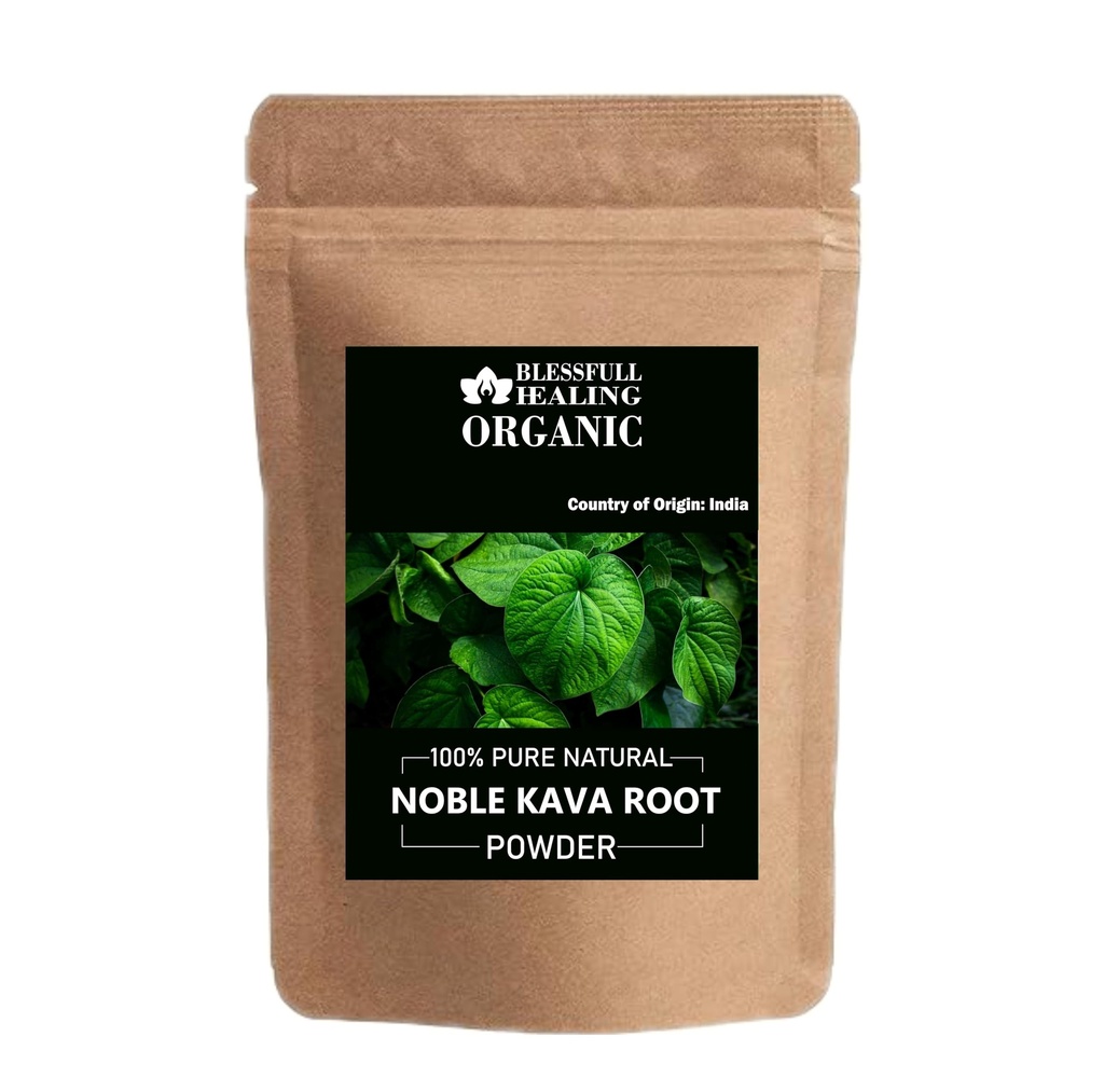 Blessfull Healing Organic Noble Kava Root Powder 100% Pure Natural 200 Gram / 7.05 oz