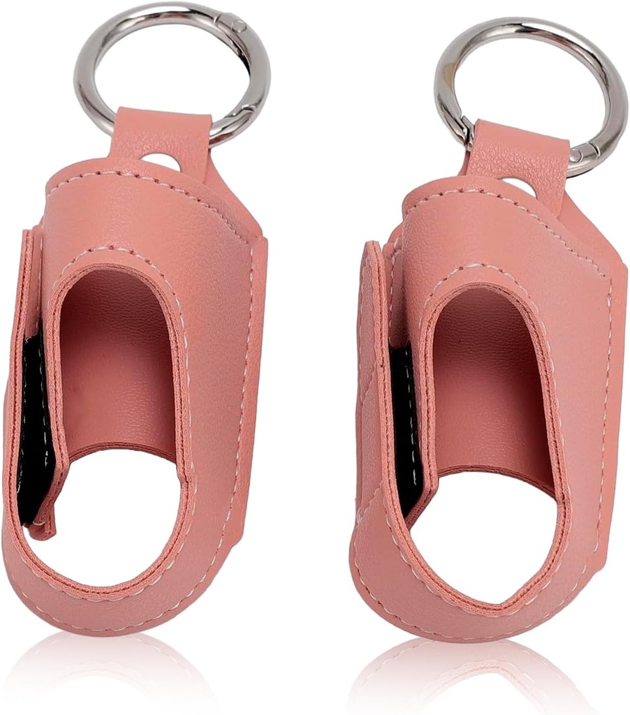 HURRISE 2parça Asthma Inhaler Holder, Inhaler Holder Browser, Portabiner Video ile Portatif Depolama Koruyucu Deri Örneği - Versatile Use, Şık ve Tasarım for Travel