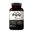 NatureBell PQ 40mg Per CoQ10, 240 Capsules | Active Pyrroloquinoline Quinone, Highly Bio available ZenPQ + Formula – Kalp, Beyin ve Mitochondrial Health – Non-GMO