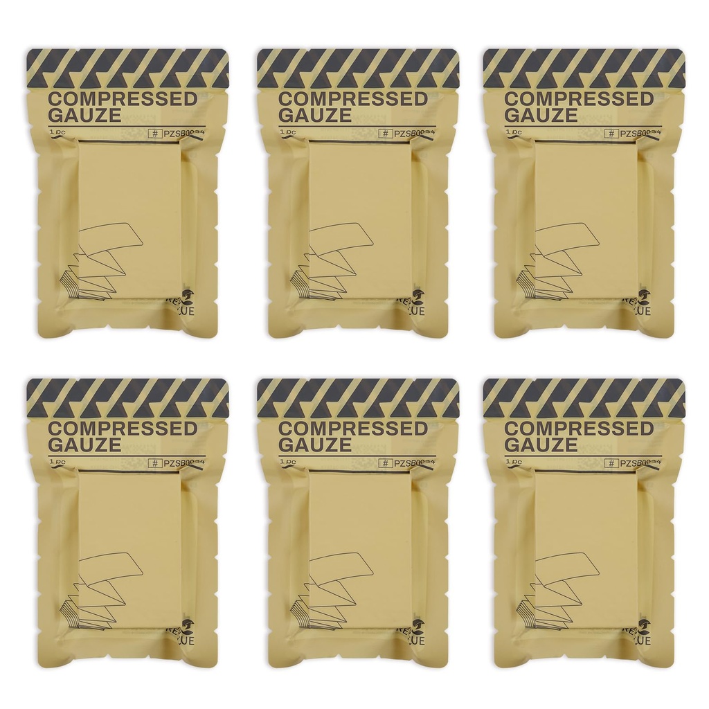 RHINO RESCUE Sterile, İlk Yardım ve Travma Kiti, 6 Pack