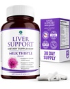 Liver Support - Detox & Cleanse Supplement (Vegetarian) - Advanced Natural Liver Health Formula Butle, Selenium, Turmeric Curcumin, Vitamin B12, Vitamin C, Alpha Lipoic Acid, N Acetyl Cysteine, Magnezyum, Taurin ve Daha Fazla - 30 Gün Supply
