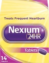 Nexium 24HR Gecikmiş Yayın Kalpburnu Ölçüm Tabletleri, Esomeprazole Magnezyum Asit Özellikleri, 20 mg, 14 Count