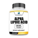American Standard Supplements Alpha Lipoic Acid 1300 mg Per Servis - Vegan, Gluten Free, Non-GMO, 60 Capsules, 30 Hizmetler
