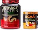 Nutrology TRIPACT Vegan Protein Tozu, Vegan Protein Shakes, Peanut Butter Vanilla (20 hizmet) BCAA Natural, Plant Based BCAA Toz, Orange Coconut Flavor (30 hizmet)