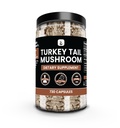 PURE ORIGINAL INGREDIENTS Türkiye Tail Mushroom (730 Capsules) Magnezyum Or Rice Fillers, Her Zaman Saf, Lab Onaylandı
