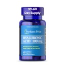 Puritans Pride Hyaluronic Acid 100mg, Skin Hydration için Diyetsel Tamam, 60 Hızlı Yayın Kapsülleri
