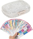 Pill, Styles Travel Medicine Kitkle Small Purse Pill Box Konteyner Portatif Mini İlaç Depolama (Beyaz & 300 Etiketler) ile etiketlendi