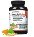 Rahatsız - Kas Relax 7/24 - Büyük 2,300 Milligram Günü/Night Use Capsules Maximum Strength Support - Valerian, Passion Flower, Magnezyum