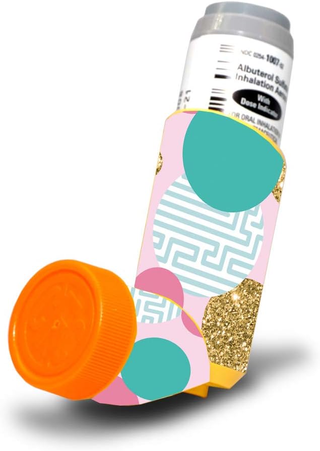 MightySkins Skin for Proventil HFA Asthma Inhaler - Green Stone | Protective, Durable, and Unique Vinyl Decal wrap Cover | Easy to Apply, Remove, and Change Styles | Made in The USA