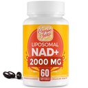2000 MG NAD Supplement, Liposomal NAD+ Yüksek Absorpsiyon ile Daha Verimli, Nicotinamid Riboside, Pure & Plus Boosting Supplement, Aging Defense, Metabolism & Cellular, 60 softgels