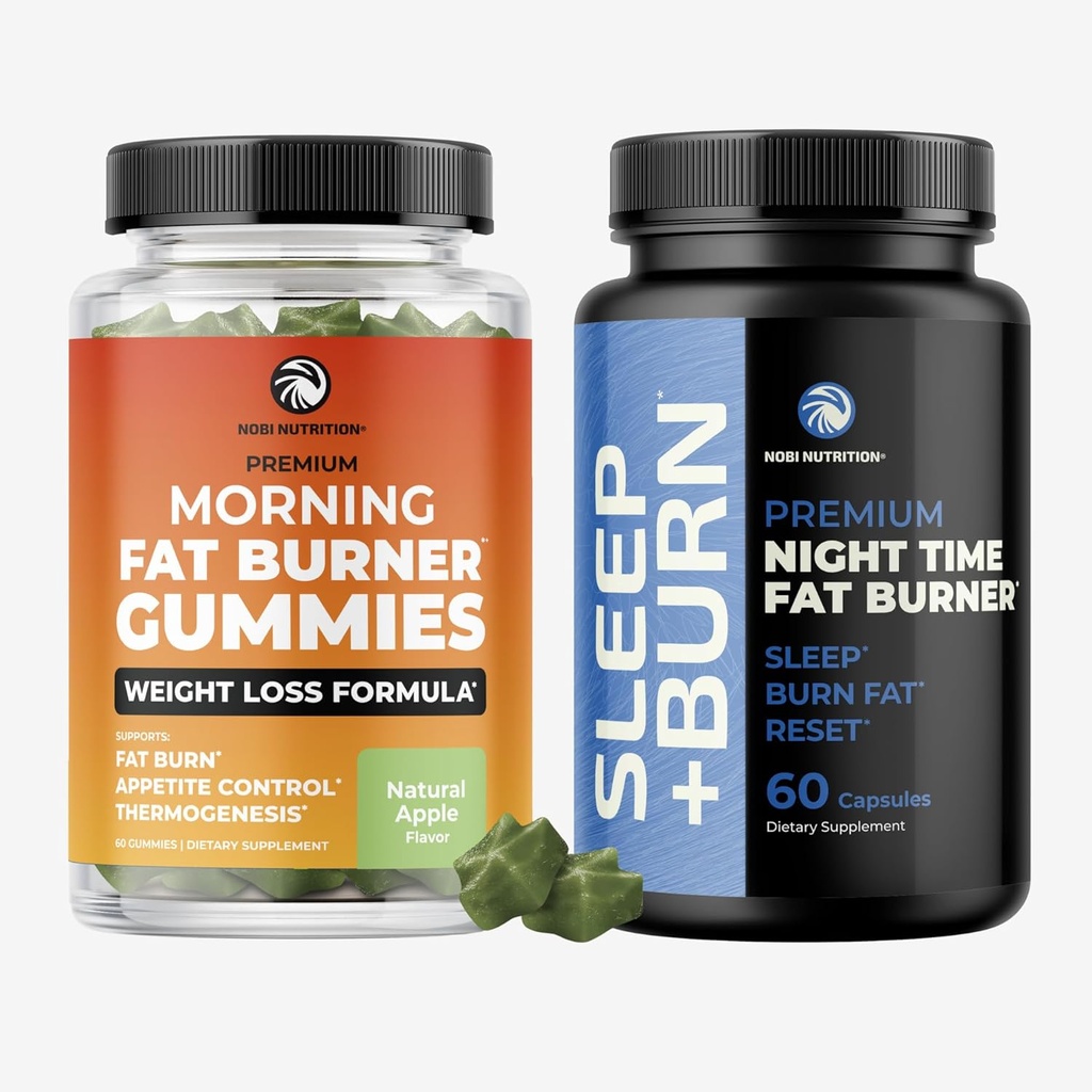Fat Burner Gummies ve Night Time Fat Burner | 7/24 Kilo kaybı Yeşil Çay ve Raspberry Ketones ile Destek | Appetite Suppressant, Metabolism (28) ve Belly Fat Ayarlar | 1 Ay Supply
