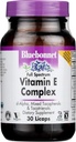 BlueBonnet Full Spectrum Natural Vitamin E Kompleks Sıvı Capsules, 30 Kont (743715006003)