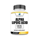 American Standard Supplements Alpha Lipoic Acid 1300 mg Per Servis - Vegan, Gluten Free, Non-GMO, 90 Capsules, 45 Hizmetler